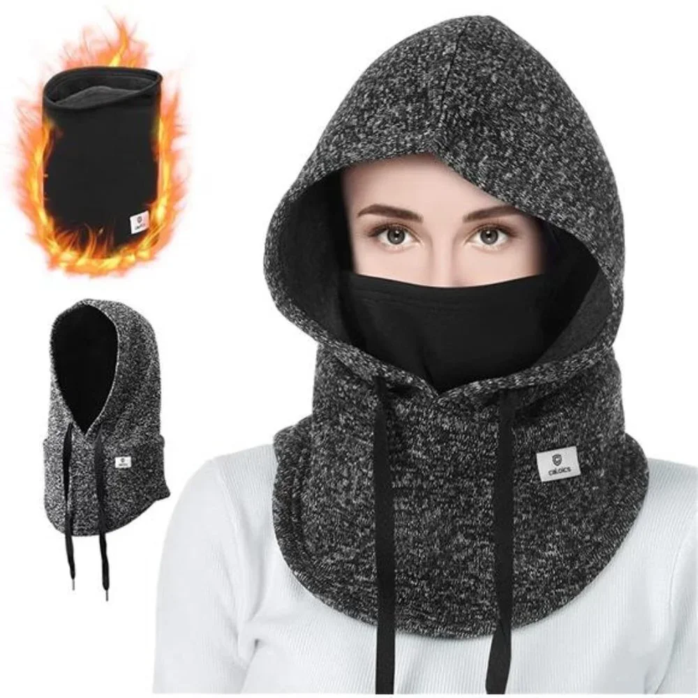 Women's Ski Mask Winter Thermal Face Mask Cover Warmer Windproof Breathable
